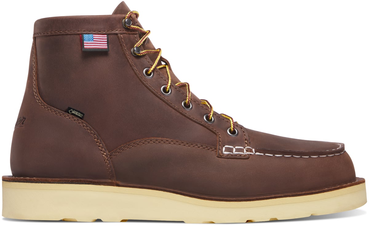 Bull Run Moc Toe 6" Brown GTX