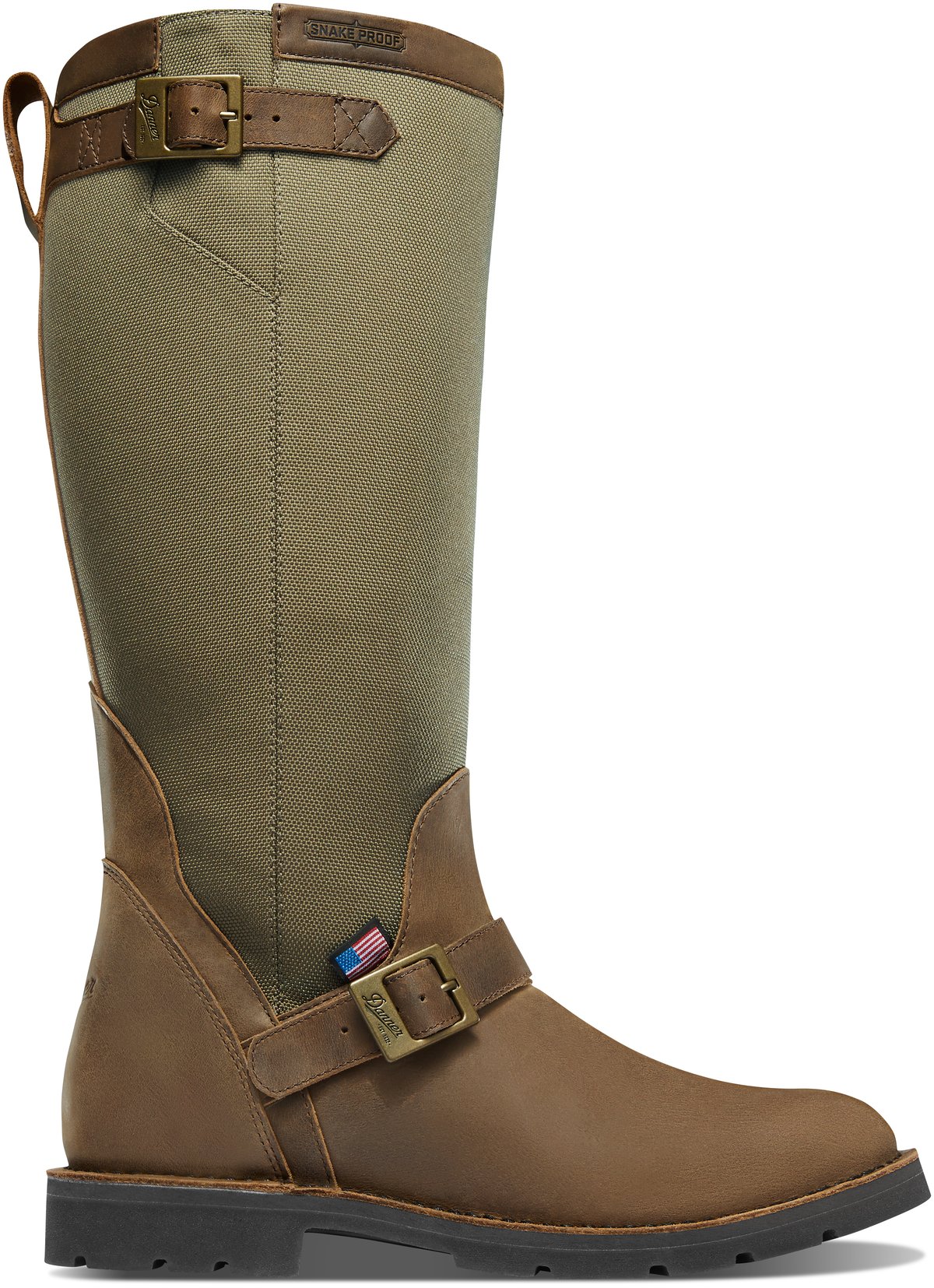 San Angelo Snake Boot 17" Brown
