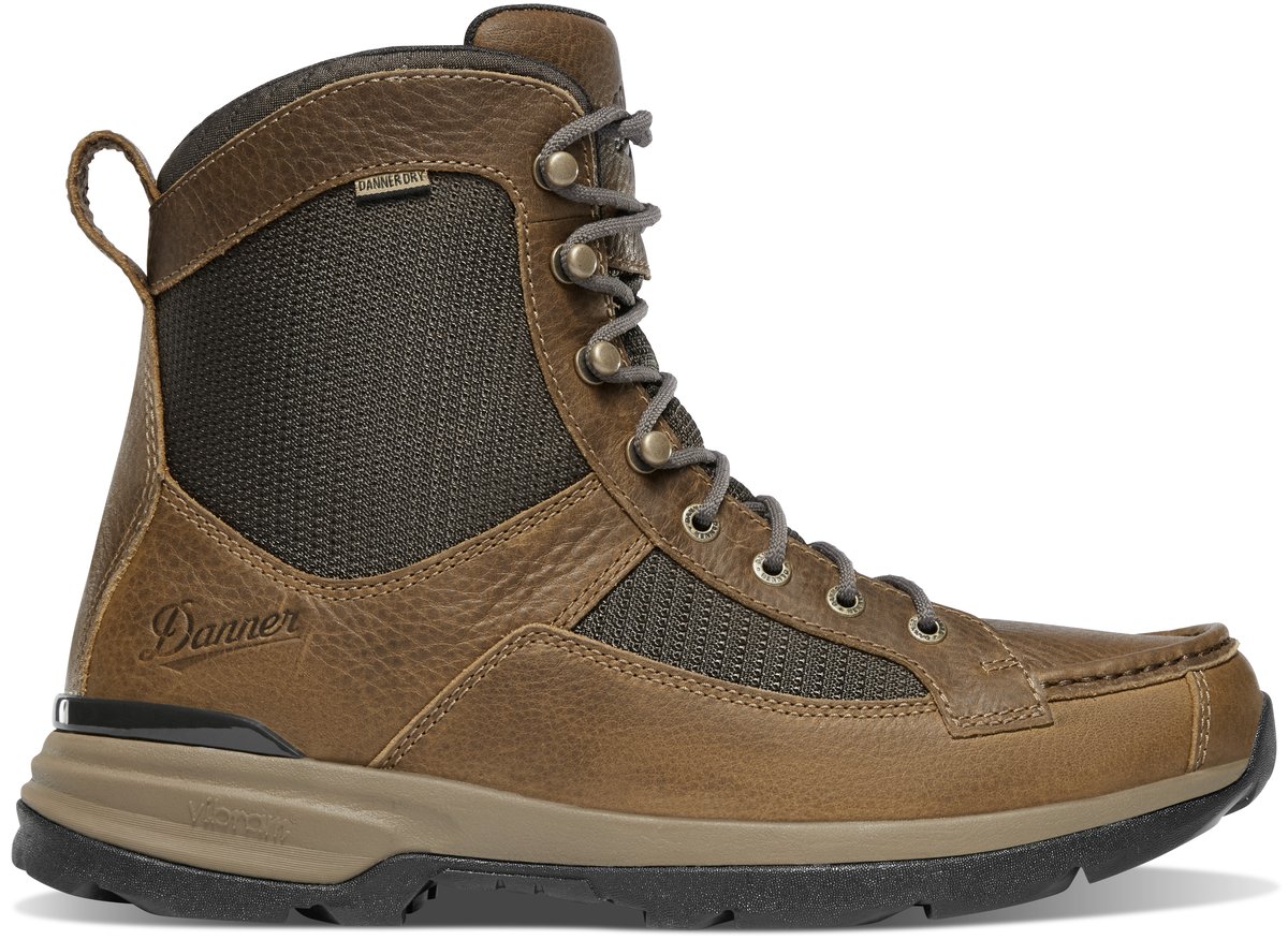 Recurve 7" Light Brown Moc-Toe