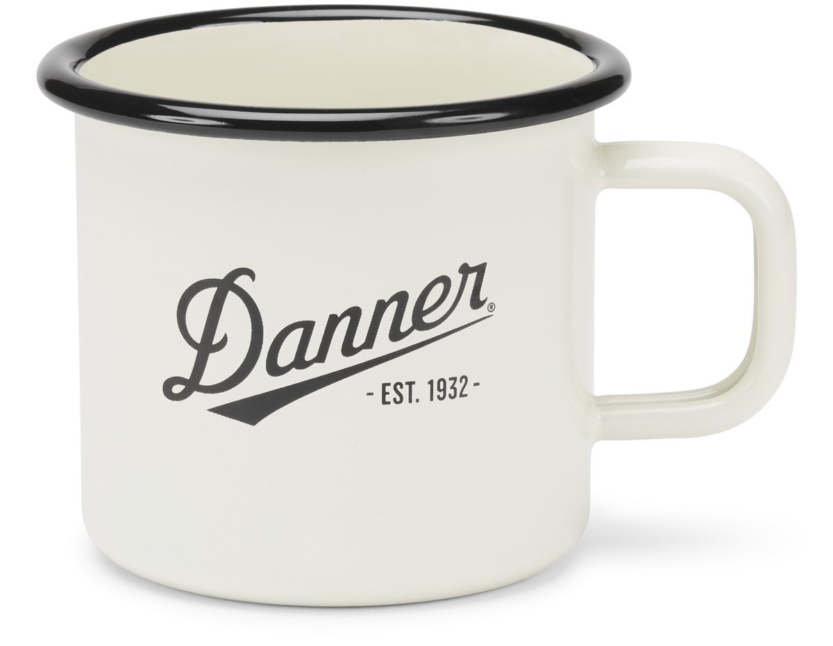 Danner Enamel 12oz Mug - Cream